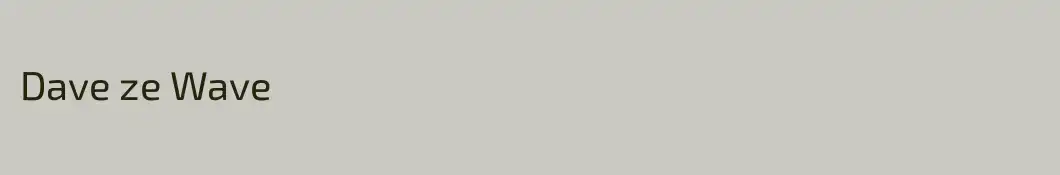 Dave ze Wave